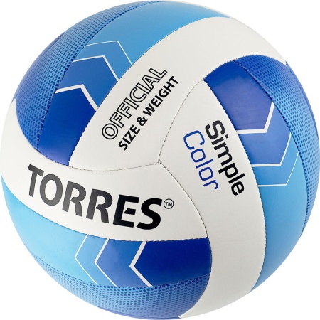Купить Мяч волейбольный Torres Simple Color любительский р.5 в Нерехте 
